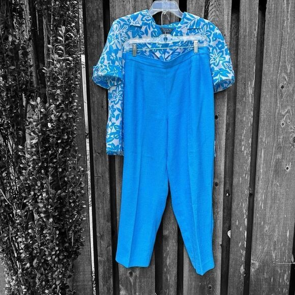 Koret Women's Dress Vintage 3 Piece Pantsuit Size 14 WP - Picture 2 of 11